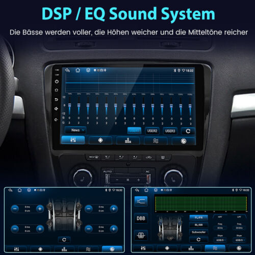 Carplay Für Skoda Octavia 2 2007-2013 Android13 Autoradio GPS SWC WIFI BT 6+128G - Bild 13 von 15