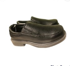Boys 13 French Toast Began Leather Slip On Comfort Loafer Black Dress Shoes