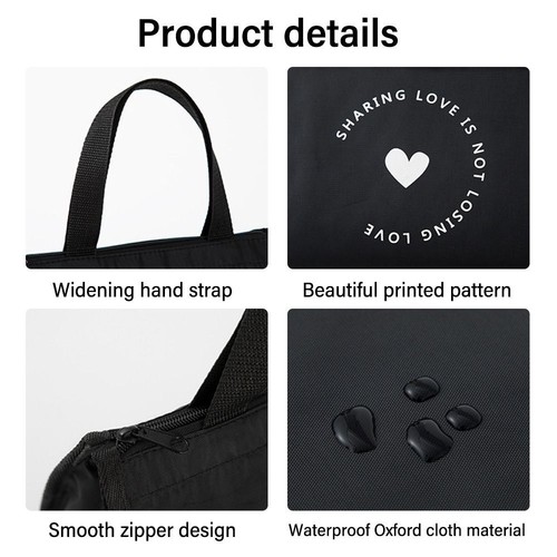 Portable Container Thick Durable Insulated Lunch Bag Keep Warm Tote Pouch - Picture 7 of 19