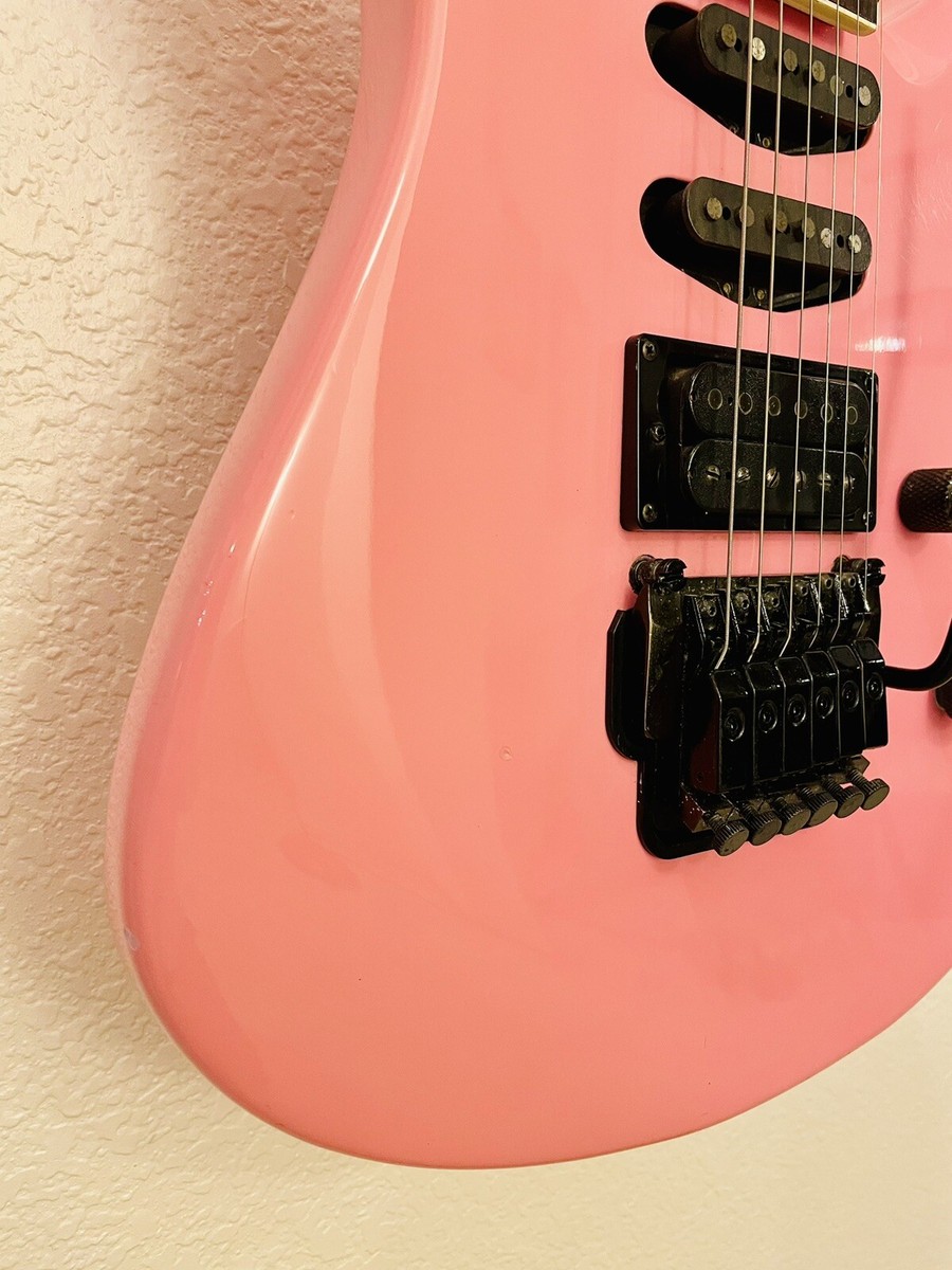 1986 Yamaha RGX 612 Electric Guitar HSS Hot Pink Rare Made 1986 Yamaha RGX 612 Electric Guitar HSS Hot Pink Rare Made