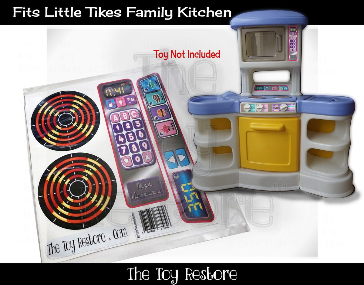 Toy Restore Replacement Stickers for Little Tikes Family Kitchen
