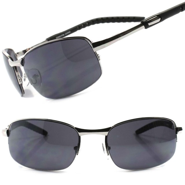 semi rimless designer sunglasses