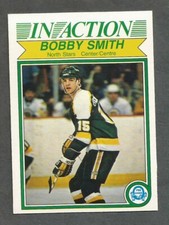 1982-83 OPC O-Pee-Chee Hockey Bobby Smith #176 IN ACTION North Stars NM/MT