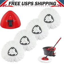 3-6XReplacement Microfiber Mop Head Easy Clean Wring Refill For O-Cedar Spin Mop