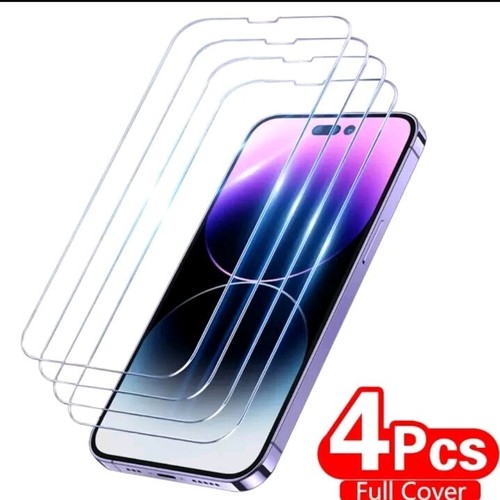 iPhone 15 Tempered Glass Screen Protector (4 Pack)