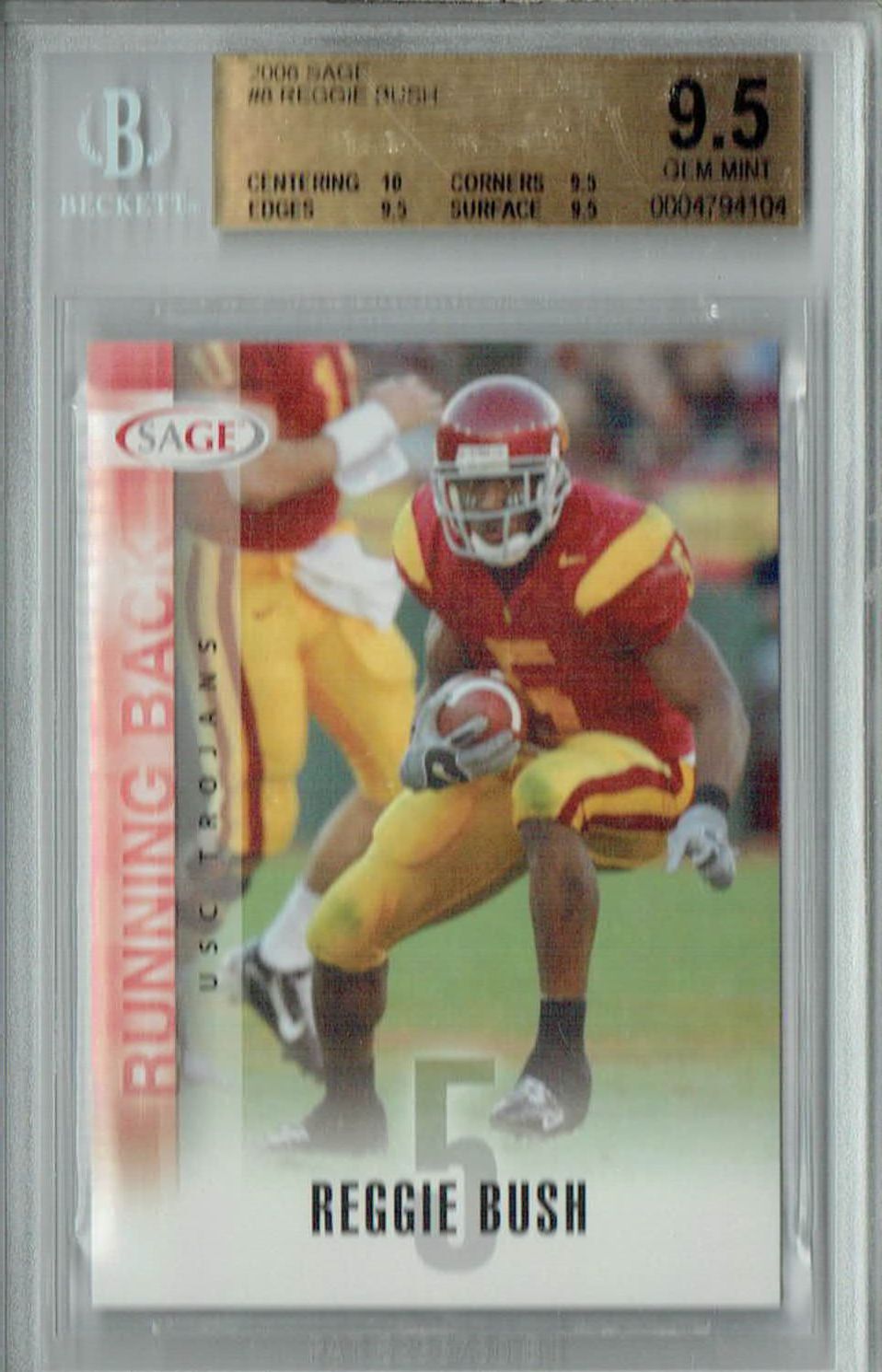 Reggie Bush SA-GE #8 Base