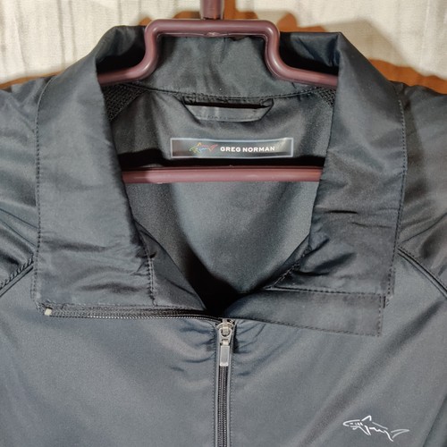 Greg Norman Mens Medium WeatherKnit Short Sleeve 1/4 Zip Golf Rain Pullover M - Picture 3 of 6