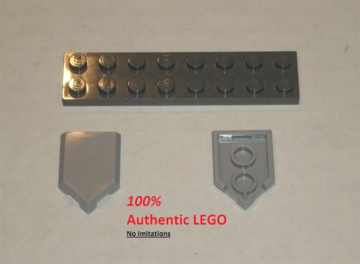 LEGO NEW 2x3 Light Bluish Grey Tile Pentagonal (2x) 6245254 Brick