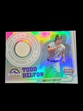 Todd Helton 2005 Topps Pack Wars Game Worn Jersey