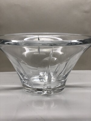 Gorham Hartfield Full Lead Crystal Large Bowl Made Czech  Republic