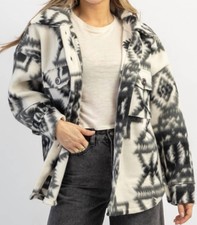 Elan Telluride Aztec Jacket In Black