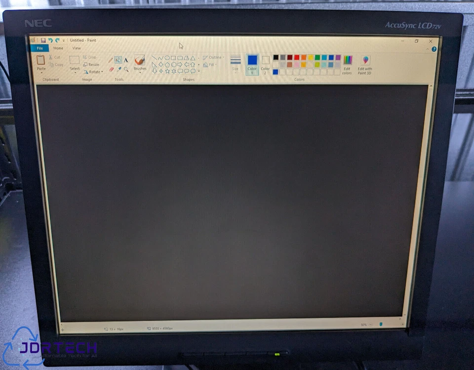 NEC LCD72V AccuSync 17" Retro Vintage LCD Computer Monitor Panel 1280x1024 75Hz - Image 2 of 4