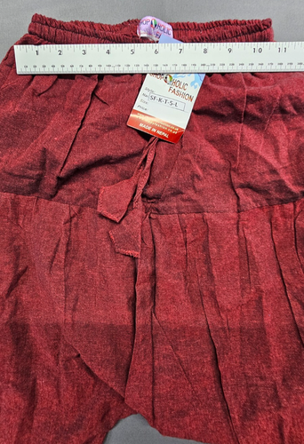 New Shop Holic Fashion Loose Kids Pants elastic waist draw string size Large Red - Picture 6 of 11