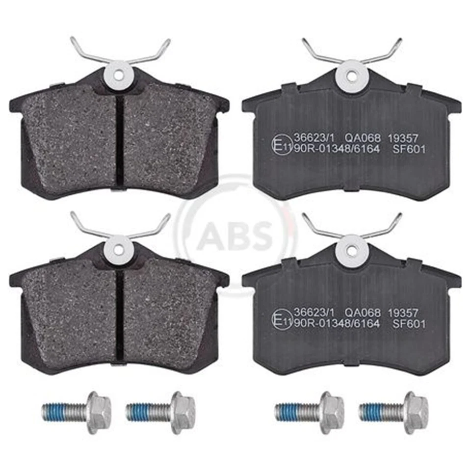 ABS BREMSSCHEIBEN + BELÄGE HINTEN passend für PEUGEOT 208 207 2008 CITROEN C3 - Bild 2 von 4