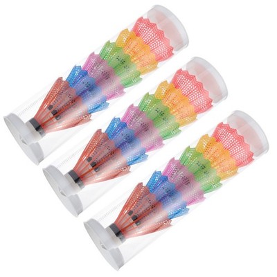 18 Pcs Tragbarer Badmintontrainer Solo Trainingsfederbälle Badminton-federball
