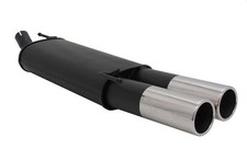 NOVUS Sportauspuff Gruppe N ESD 2 x 90mm Design für FORD FIESTA MK6 Typ JH/JD