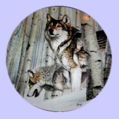 Broken Silence Plate, Year of The Wolf, by Al Agnew, Hamilton