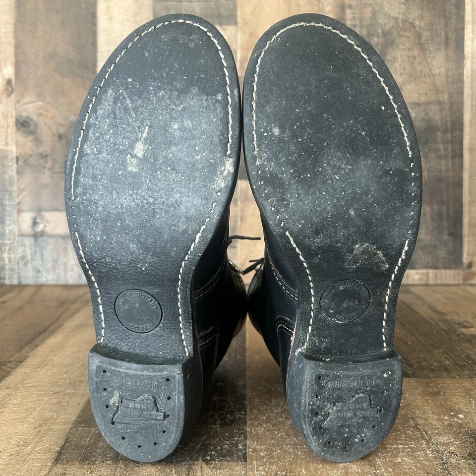 Red Wing 8114 Iron Ranger 皮革工作靴男式 8.5 D — 第 4/4 张图片