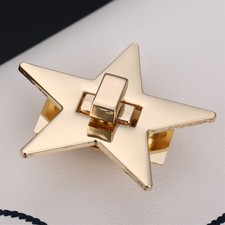 Star Metal Clasp Turn Twist Lock DIY For Shoulder Bag Handbag Purse Women's Gift