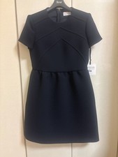 Red Valentino Navy Short Sleeve Dress 38