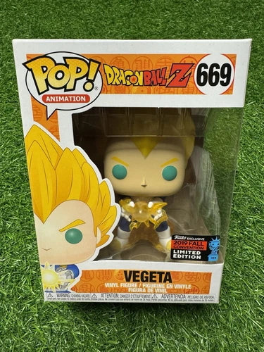 Funko Pop! Dragonball Z #669 Vegeta Fall Convention Vaulted 2019