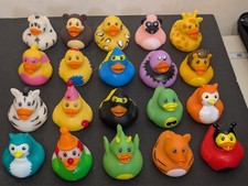 Lot of 20 Rubber Ducks Jeep Duckies Various Styles and Colors Funny Gift