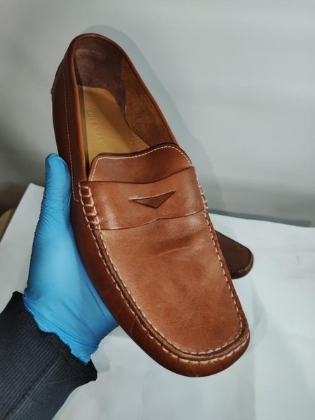 Men Cole Haan Heels Black Leather 44