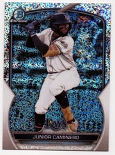 2023 BOWMAN CHROME PROSPECT JUNIOR CAMINERO RC BCP162 SPECKLE REFRACTOR #244/299