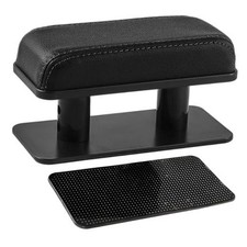 Car Armrest Pad, Ergonomic Adjustable Auto Arm Rest Cushion Elbow Black