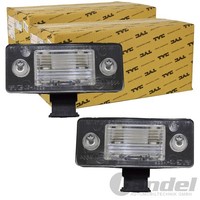2X TYC C5W Kennzeichenleuchte Passend FüR Skoda Fabia Yeti Links+Rechts