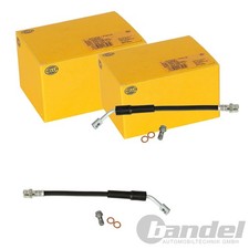 2X HELLA BREMSSCHLAUCH 280mm HINTEN passend für AUDI A3 Q2 Q3 TT CUPRA ATECA FOR