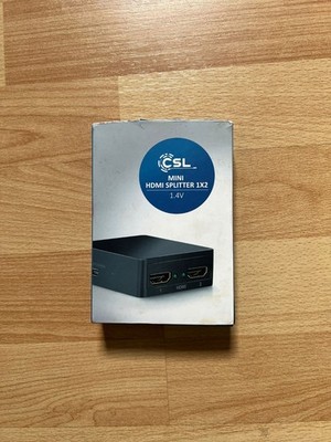   CSL Mini HDMI Splitter 1x2 | 1.4V | OVP | inkl. USB-Kabel