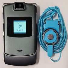 Motorola RAZR / Razor V3m - Gray and Black  Sprint  Cellular Flip Phone