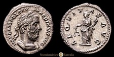 Macrino. Denario. 217-218 dC Roma. (Ric-I…