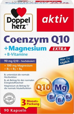 Doppelherz Coenzym Q10 Magnesium EXTRA B Vitamine 90 mg 90 Kapseln
