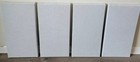 4 Sound Absorbing Acoustic Wall Panels in Silver Papier - SET of 4