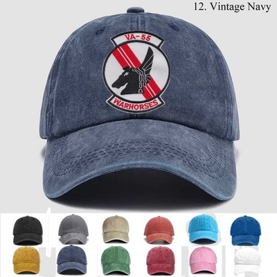 Customized Embroidered Hat Attack Squadron 55 Va-55 Us Naval, Trucker Hat, Gift