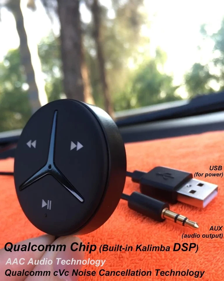 Bluetooth Car Kit with AAC: Hands-Free Calls & Music Streaming for Safe Driving - Image 4 of 4