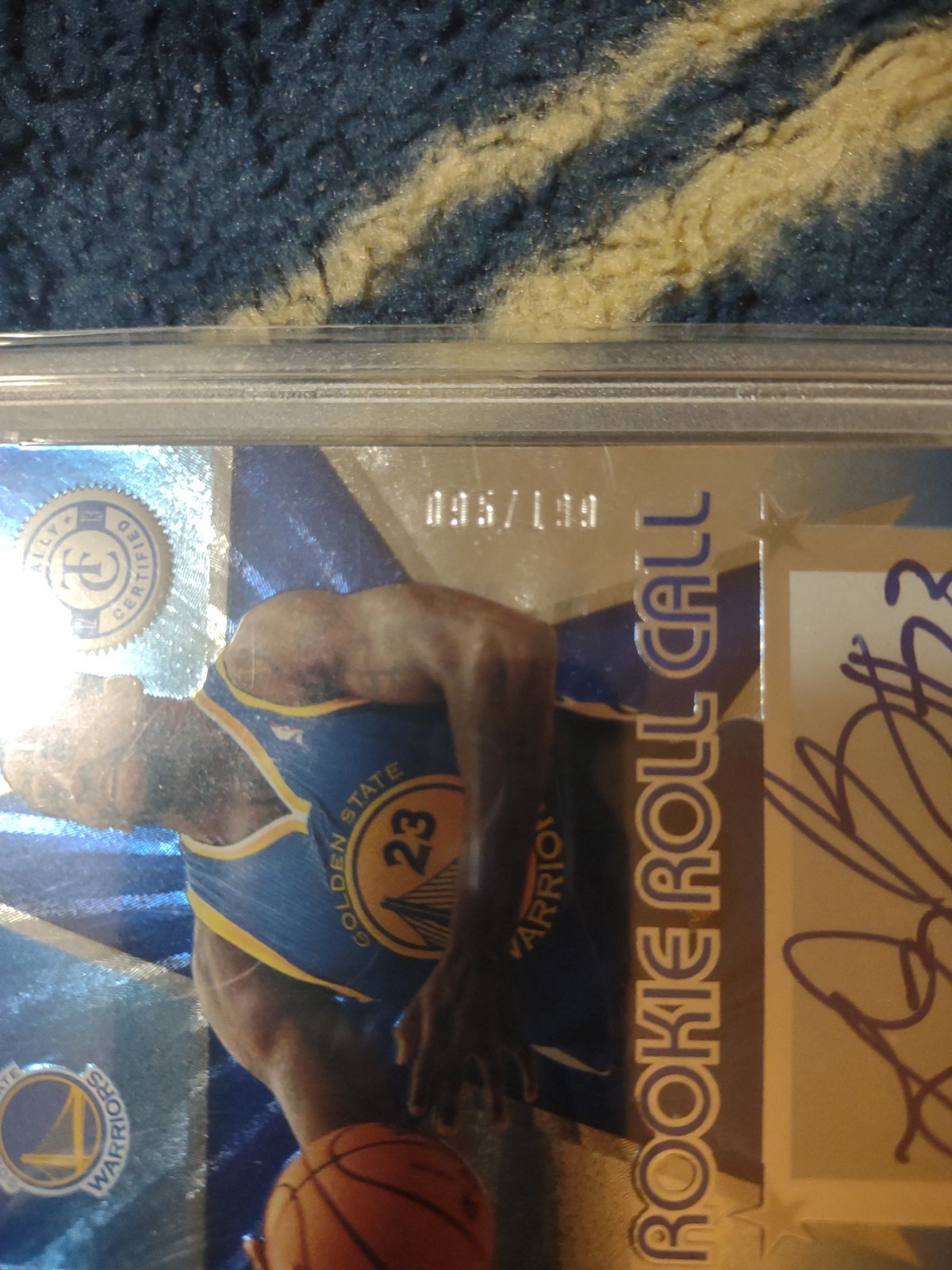 2012-13 PANINI TOTALLY CERTIFIED BLUE DRAYMOND  GREEN RC/AUTO #95/199 PSA 10 view 5