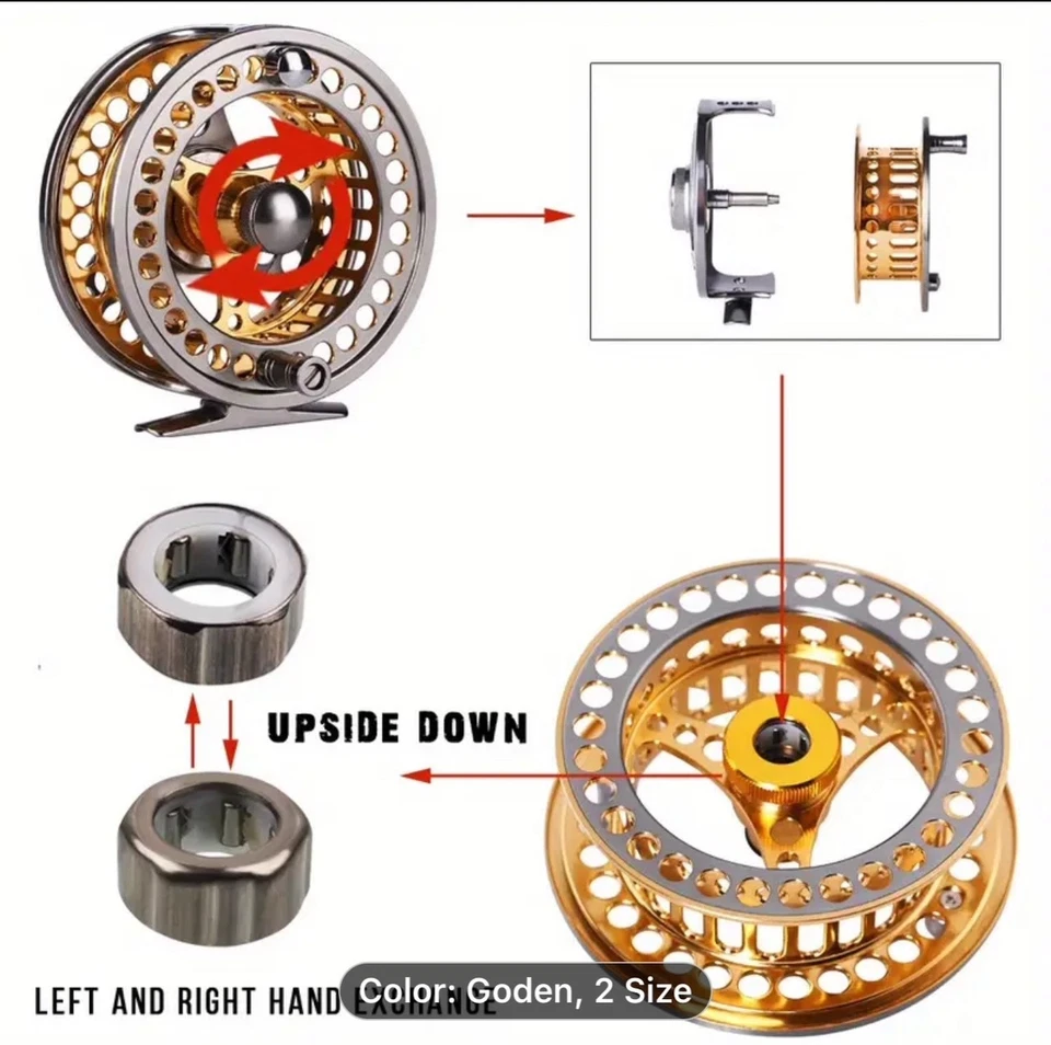 Fly Reels by Sougayilang | CNC Machined (not cast) | Disc Drag | Precision Made - Image 4 of 4