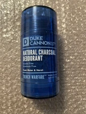 Duke Cannon Natural Charcoal Deodorant Fresh Water & Neroli Trench Warfare