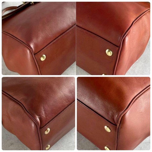 Borsa a mano Coach Legacy 26261 pelle 2 vie tracolla nappa cognac vintage usata - Foto 6 di 10