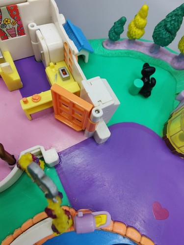 Polly Pocket 1996 Magical Movin' Pollyville Playset Only Incomplete Bluebird VTG - Picture 12 of 18