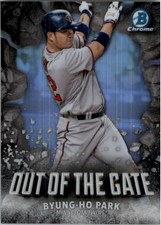 2016 Bowman Chrome Out of the Gate #OOG8 Byung-ho Park Card