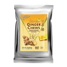 Ginger Chews with Lemon, 1 Lb. Candied Natural Candy