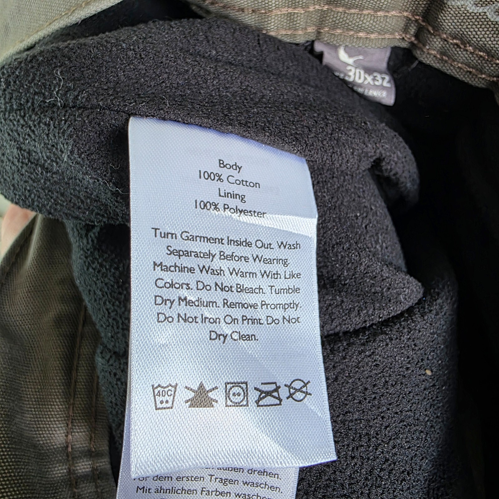 Eddie Bauer Carpenter Pants W30 L32 Grey Fleece Lined Workwear Utility Gorpcore image 10