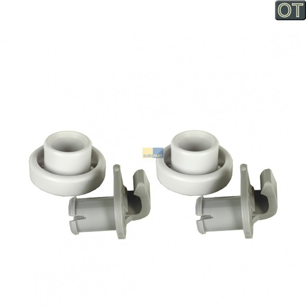 Bosch Siemens 2X Korbrolle Oberkorb GeschirrspüLer, SpüLmaschine 424717 Original-image