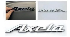 Car Rear Trunk Axela Emblem Metal Badge Sticker Symbol For Mazda 3 Chrome
