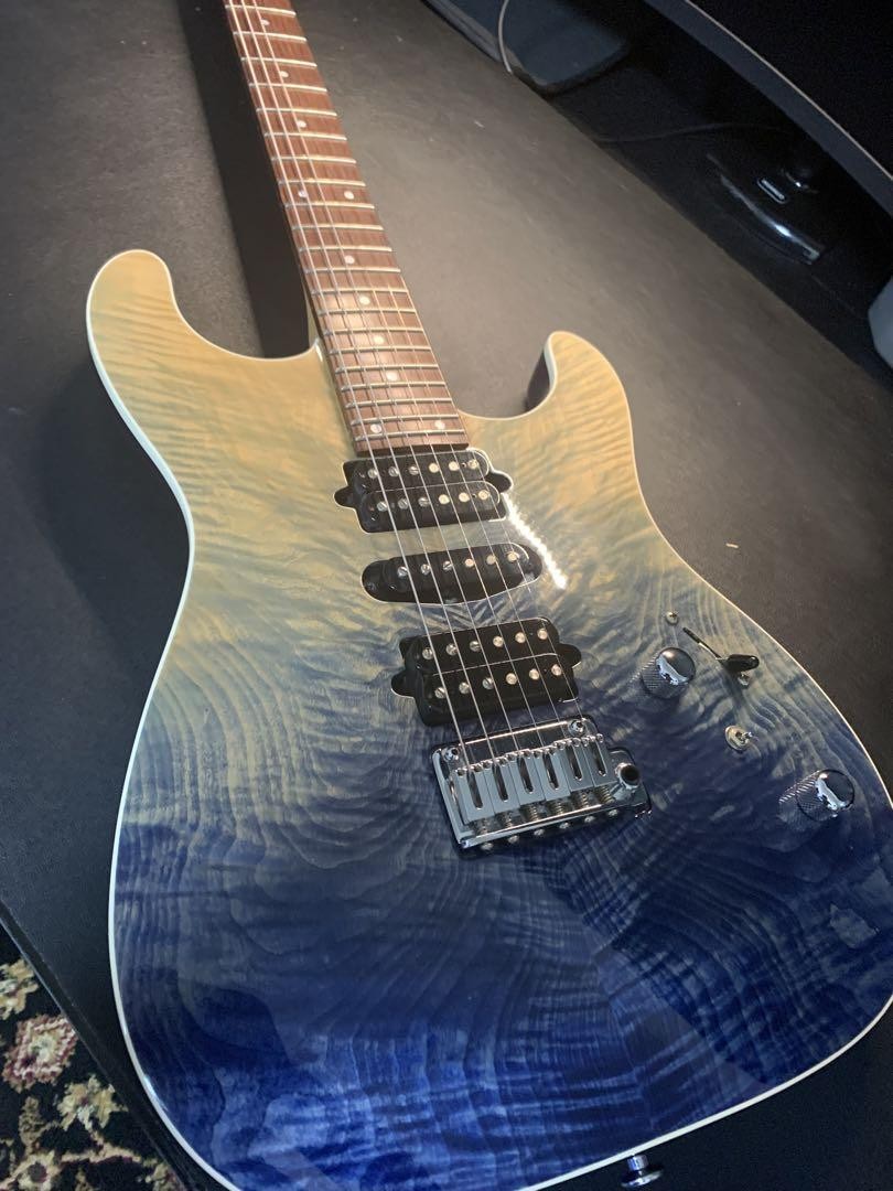 Electric Guitar Momose MC24-MV TOCHI-SP21/NJ BLU-GRD 30rh