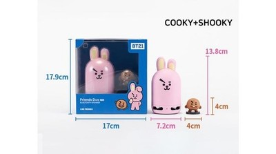 BT21 K-POP BTS Friends Duo Bluetooth Stereo Portable Speaker